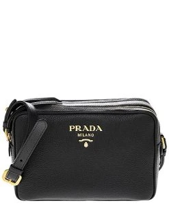 Prada Bandoliera Leather Camera Bag Women