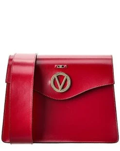 By Mario Valentino Melanie Rope Guitar Leather Tote Women