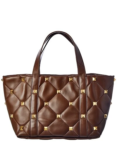 Valentino Roman Stud Leather Tote Women 4 Valentino Roman Stud Leather Tote Women - Image 2