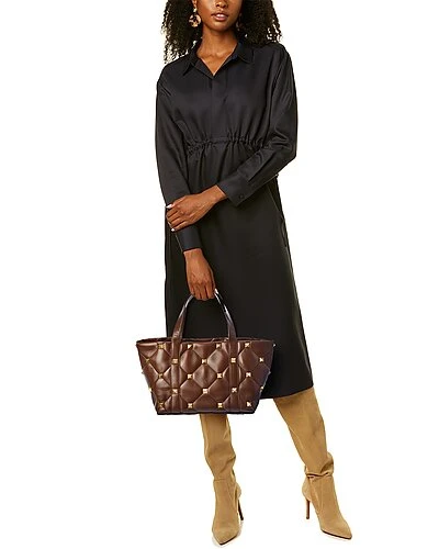 Valentino Roman Stud Leather Tote Women 6 Valentino Roman Stud Leather Tote Women - Image 4