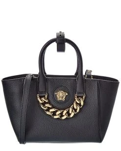 Versace La Medusa Small Leather Tote Women