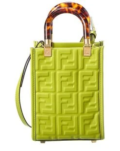 FENDI Sunshine Mini Leather Tote Women