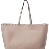 Valentino Rockstud Large Grainy Leather Shopper Tote Women -Fashionable Womens Clothing Store 1161549622 RLLD 1