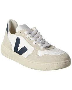 Veja V-10 Suede-Trim Sneaker Women