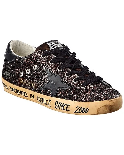 Golden Goose Superstar Glitter & Leather Sneaker Women 3 Golden Goose Superstar Glitter & Leather Sneaker Women