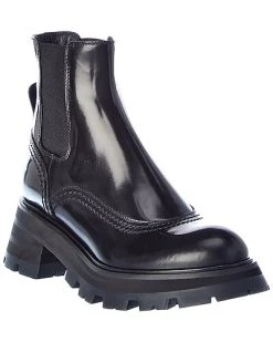 Alexander McQueen Wander Leather Chelsea Boot Women