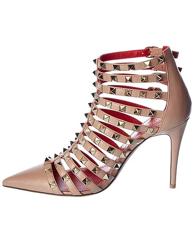 Valentino Rockstud Alcove 100 Leather Bootie Women 4 Valentino Rockstud Alcove 100 Leather Bootie Women - Image 2