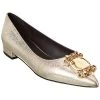 Salvatore Ferragamo Hailey Leather Flat Women