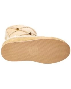 Valentino Roman Stud Leather & Shearling Boot Women 10 Valentino Roman Stud Leather & Shearling Boot Women -Fashionable Womens Clothing Store 1313101834 RLLD 4