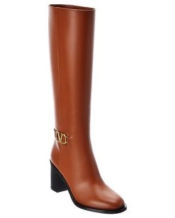 Valentino 75 Leather Boot Women
