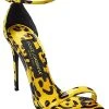 Dolce & Gabbana Printed Patent Sandal Women