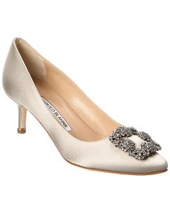 Manolo Blahnik Hangisi 50 Satin Pump Women