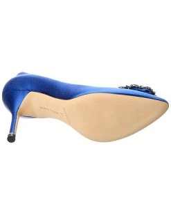 Manolo Blahnik Hangisi 90 Satin Pump Women -Fashionable Womens Clothing Store 1313150629 RLLD 4