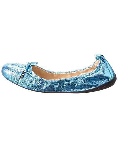 Tod's Leather Ballerina Flat Women 4 Tod's Leather Ballerina Flat Women - Image 2