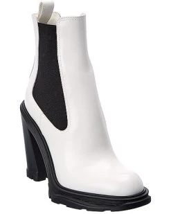 Alexander McQueen Tread Leather Chelsea Boot Women