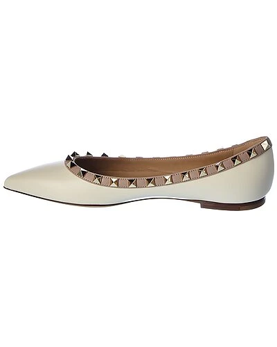 Valentino Rockstud Leather Flat Women 4 Valentino Rockstud Leather Flat Women - Image 2