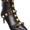 Valentino Roman Stud 60 Leather Bootie Women -Fashionable Womens Clothing Store 1313260274 RLLD 1