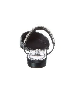 Manolo Blahnik Lutara Satin Flat Women -Fashionable Womens Clothing Store 1313296163 RLLD 3