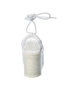 Bottega Veneta Stretch Mesh & Leather Wedge Sandal Women -Fashionable Womens Clothing Store 1313322150 RLLD 3