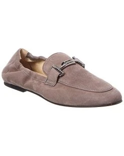 Tod's Double T Suede Loafer Women
