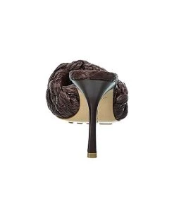 Bottega Veneta Stretch Raffia & Leather Sandal Women -Fashionable Womens Clothing Store 1313339490 RLLD 3