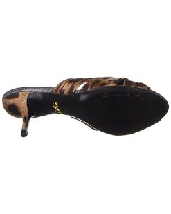 Dolce & Gabbana Silk & Leather Mule Women -Fashionable Womens Clothing Store 1313349775 RLLD 4