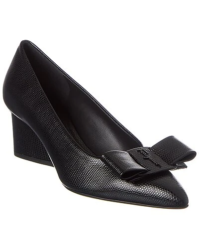 Salvatore Ferragamo Viva Leather Pump Women 3 Salvatore Ferragamo Viva Leather Pump Women