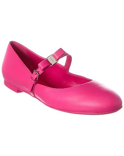 Salvatore Ferragamo Lizz Leather Ballet Flat Women 3 Salvatore Ferragamo Lizz Leather Ballet Flat Women