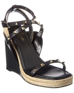 Valentino Rockstud 130 Leather Sandal Women