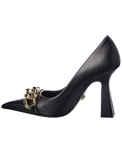 Versace Medusa Chain Leather Pump Women 4 Versace Medusa Chain Leather Pump Women - Image 2