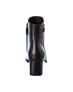 Salvatore Ferragamo Gancini Leather Bootie Women -Fashionable Womens Clothing Store 1313385724 RLLD 3