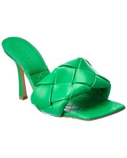 Bottega Veneta The Lido Intrecciato Leather Sandal Women