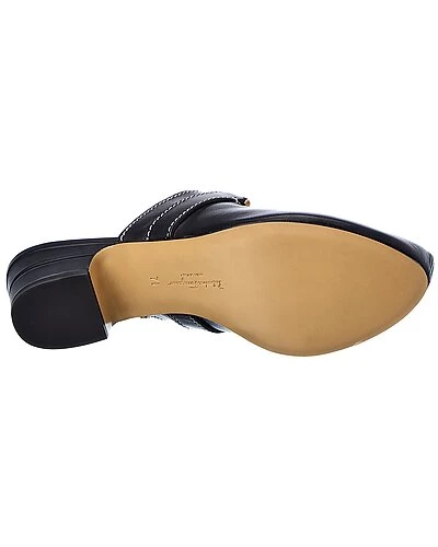 Salvatore Ferragamo Phobos Leather Mule Women 6 Salvatore Ferragamo Phobos Leather Mule Women - Image 4