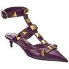 Valentino Roman Stud 40 Leather Ankle Strap Pump Women -Fashionable Womens Clothing Store 1313416750 RLLD 1