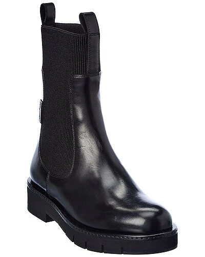 Salvatore Ferragamo Rook Leather Bootie Women 3 Salvatore Ferragamo Rook Leather Bootie Women