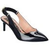 MOSCHINO Logo Patent Slingback Pump Women
