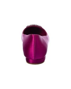 Manolo Blahnik Floritanu Satin Flat Women 9 Manolo Blahnik Floritanu Satin Flat Women -Fashionable Womens Clothing Store 1313436108 RLLD 3