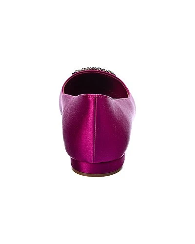 Manolo Blahnik Floritanu Satin Flat Women 5 Manolo Blahnik Floritanu Satin Flat Women - Image 3