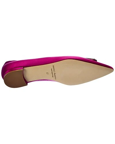 Manolo Blahnik Floritanu Satin Flat Women 6 Manolo Blahnik Floritanu Satin Flat Women - Image 4