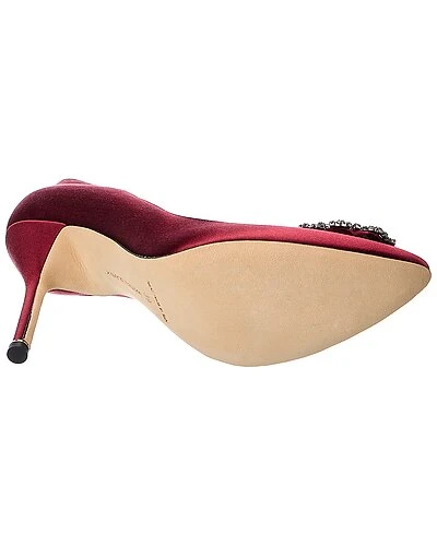 Manolo Blahnik Hangisi 105 Satin Pump Women 6 Manolo Blahnik Hangisi 105 Satin Pump Women - Image 4