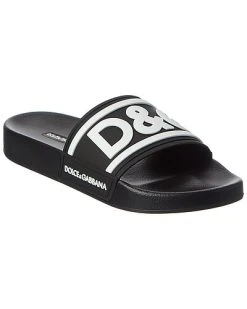 Dolce & Gabbana Logo Rubber Slide Women