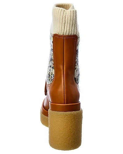 Chloé Jamie Sock Leather Bootie Women 5 Chloé Jamie Sock Leather Bootie Women - Image 3