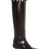 Valentino Roman Stud 15 Leather Knee-High Boot Women -Fashionable Womens Clothing Store 1313446002 RLLD 1