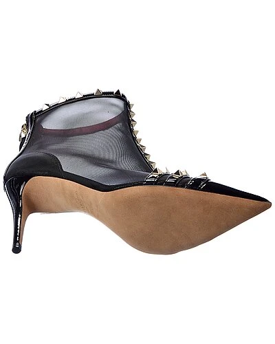 Valentino Rockstud Alcove 90 Mesh & Patent Boot Women 5 Valentino Rockstud Alcove 90 Mesh & Patent Boot Women - Image 3