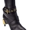 MOSCHINO Logo Leather Bootie Women 2 MOSCHINO Logo Leather Bootie Women -Fashionable Womens Clothing Store 1313455838 RLLD 1