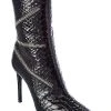 Giuseppe Zanotti Raquel 105 Snake-Embossed Leather Bootie Women -Fashionable Womens Clothing Store 1313462688 RLLD 1