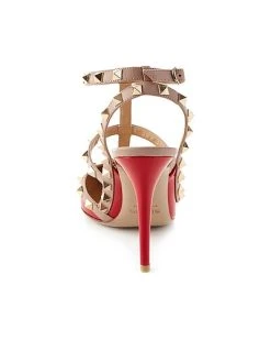 Valentino Rockstud Caged 100 Patent Pump Women -Fashionable Womens Clothing Store 1313476097 RLLD 3
