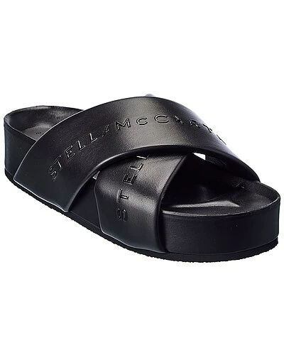 STELLA MCCARTNEY Ignature Logo Platform Slide Women 3 STELLA MCCARTNEY Ignature Logo Platform Slide Women