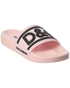 Dolce & Gabbana Logo Rubber Slide Women