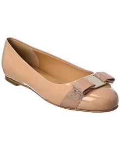 Salvatore Ferragamo Varina Patent Ballet Flat Women
